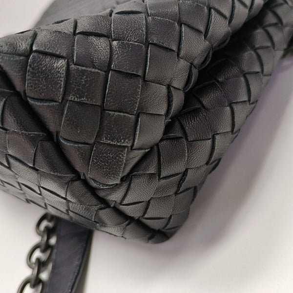 Fold Medium Lambskin Black