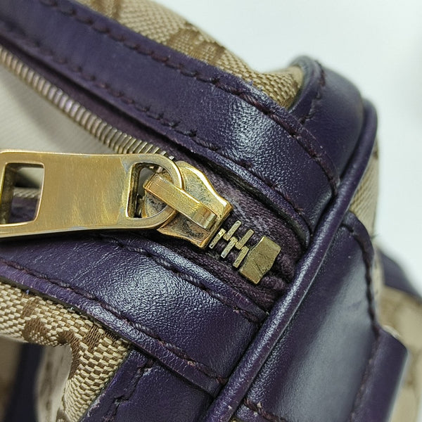 Boston Monogram Canvas Beige