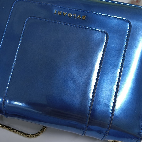SERPENTI FOREVER Small Calfskin Blue