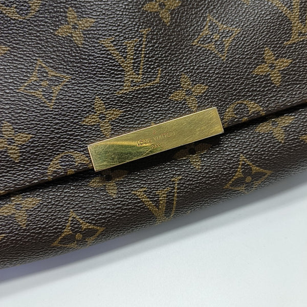 FAVORITE PM Monogram Coated Canvas Brown