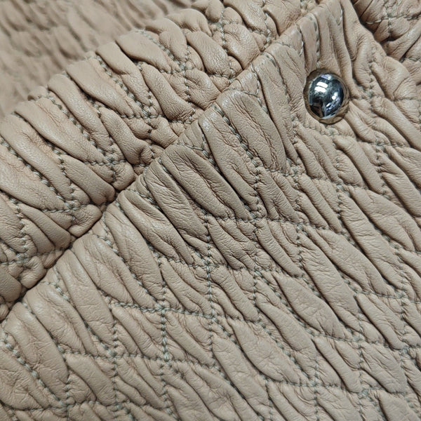 Quilted Lambskin Tote Bag Pink