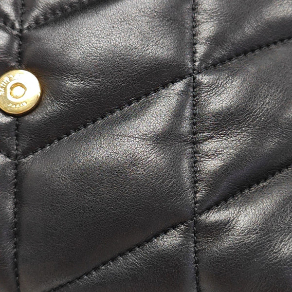 PUFFER TOY Mini Chevron Lambskin Black