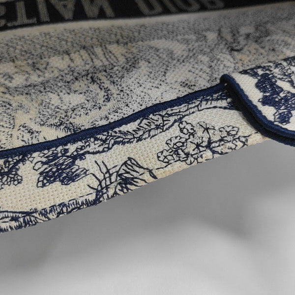 Book Tote Medium Canvas Blue
