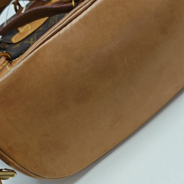 MONTSOURIS MM Monogram Coated Canvas Brown