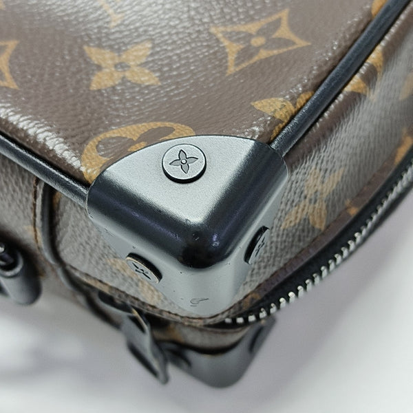 SOFT TRUNK Mini Monogram Coated Canvas Brown