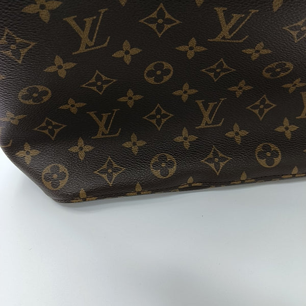 NÉONOÉ MM Monogram Coated Canvas Brown