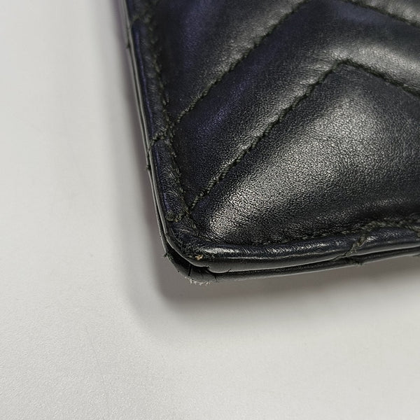 GG Marmont Large Quilted Calfskin Black