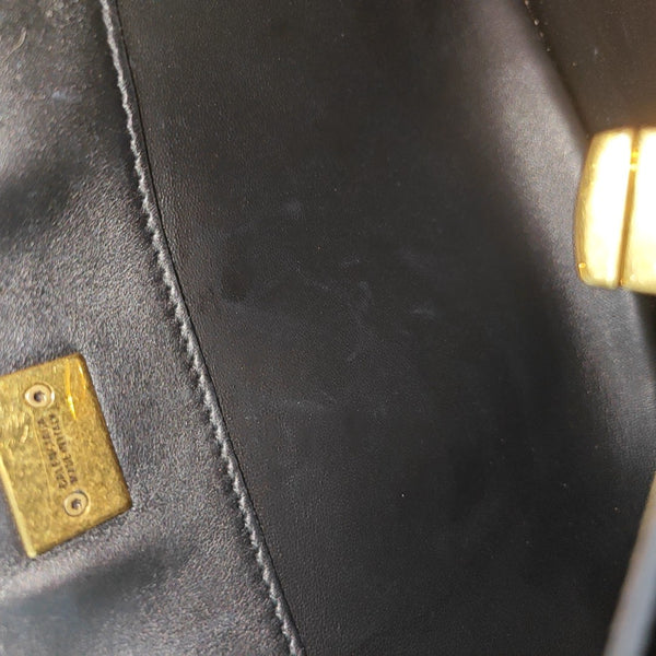 Calfskin Shoulder Bag Mini Black
