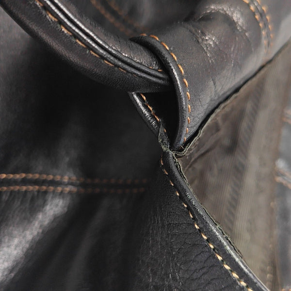 Calfskin Bucket Bag Black
