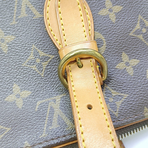 POPINCOURT Monogram Coated Canvas Brown