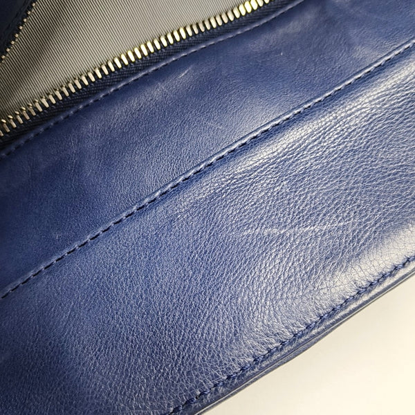 Quilted Calfskin Blue