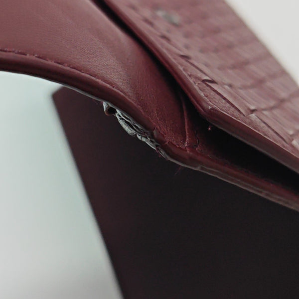 Calfskin Wallet Red