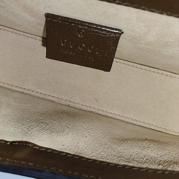 Horsebit 1955 Mini Monogram Coated Canvas Beige