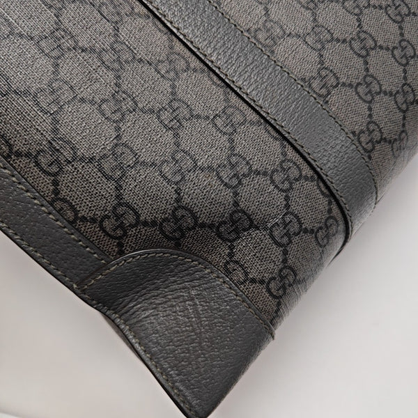 GG Multicolor Monogram Coated Canvas Gray