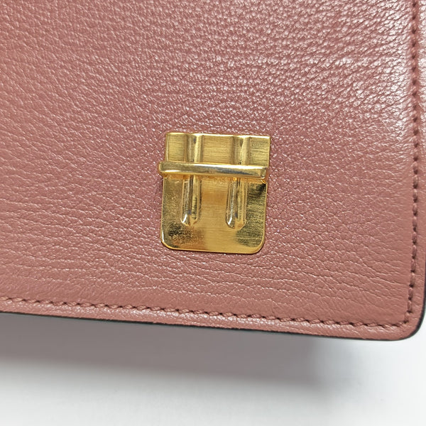 Calfskin Shoulder Bag Pink