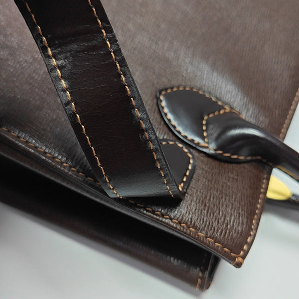 Calfskin Tote Bag Brown