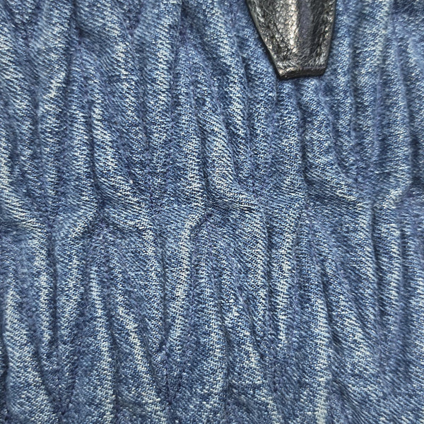 Avenue Quilted Fabric Blue