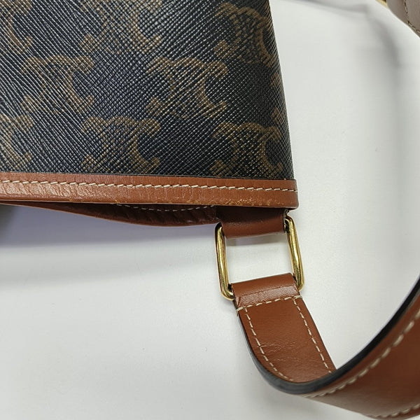 TRIOMPHE CANVAS Medium Coated Canvas Brown
