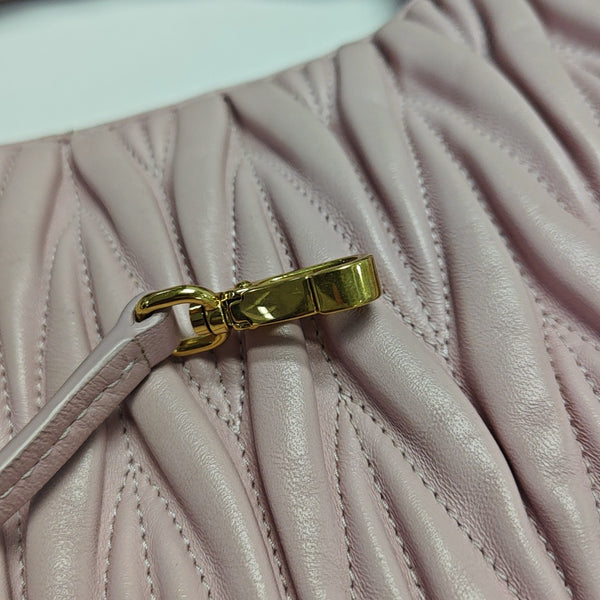 Wander Matelassé Mini Quilted Lambskin Pink