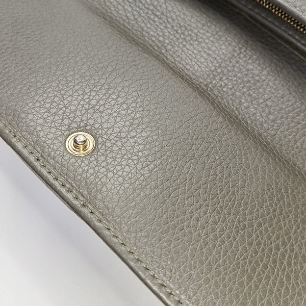 Calfskin Wallet Gray