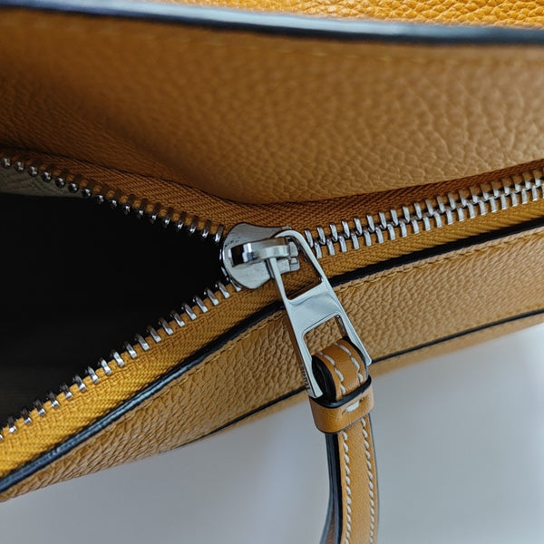 Puzzle Small Calfskin Yellow