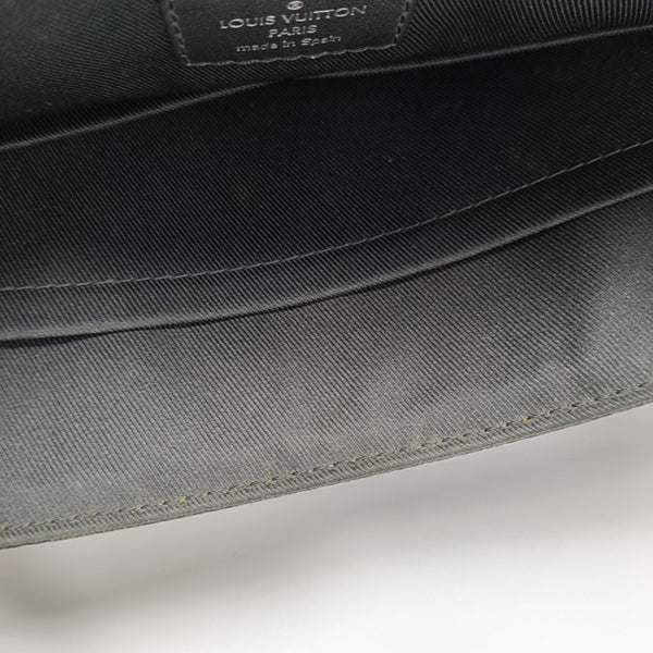 DISTRICT MM Damier Graphite Coated Canvas Gray