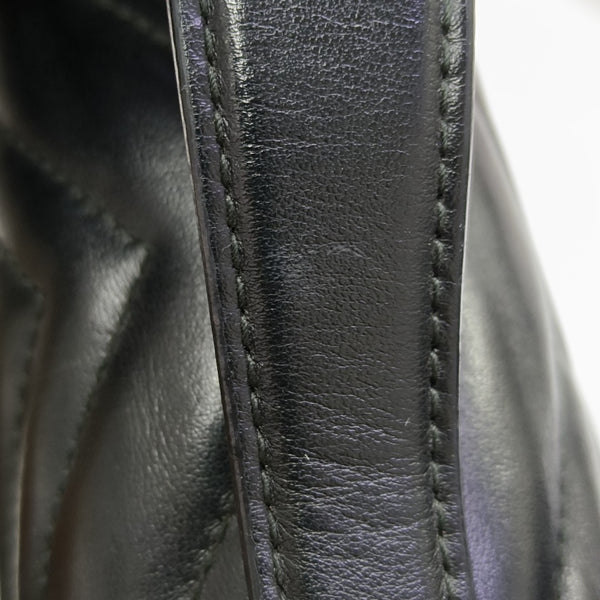 GG Marmont Medium Quilted Calfskin Black