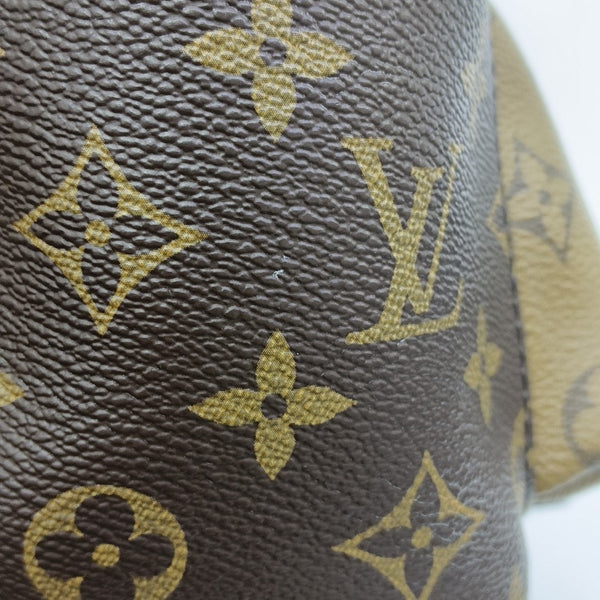 PALM SPRINGS PM Monogram Coated Canvas Brown