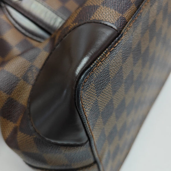 HAMPSTEAD MM Damier Ebene Coated Canvas Brown