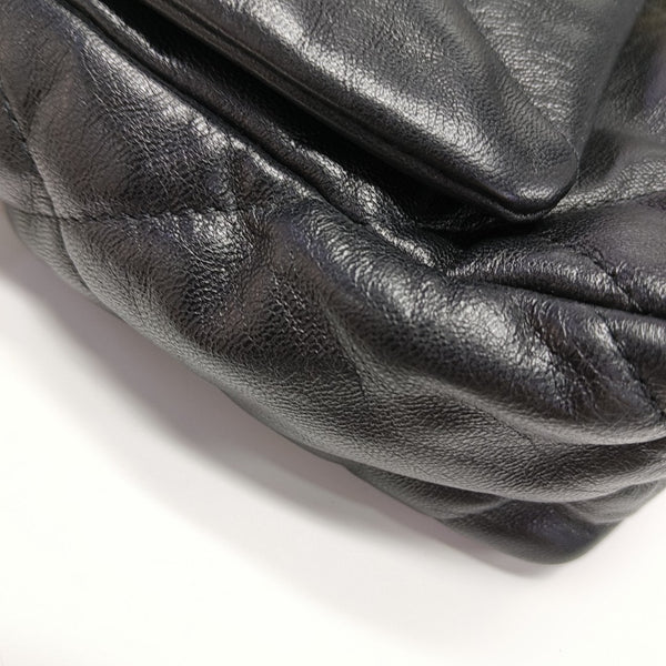 CHANEL 19 Small Quilted Calfskin Black