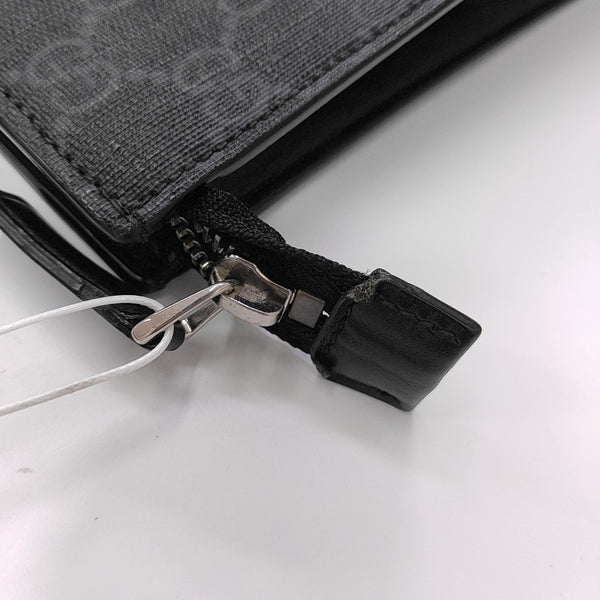 GG Supreme Monogram Coated Canvas Gray