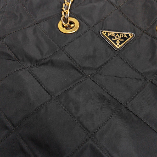Re-Edition 1995 Chaîne Quilted Nylon Black