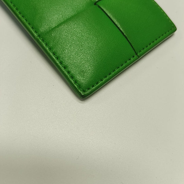 Calfskin Card Holder Green