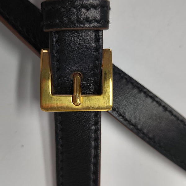 Miu Lady Calfskin Black
