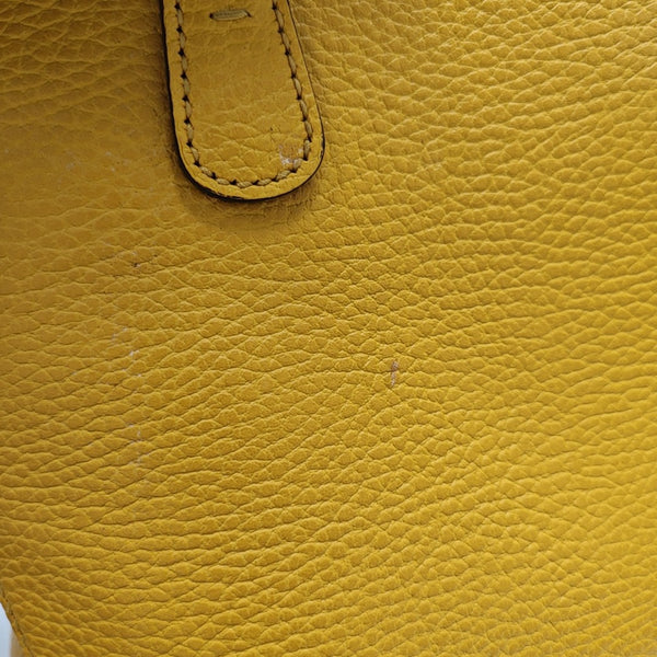 Calfskin Tote Bag Yellow