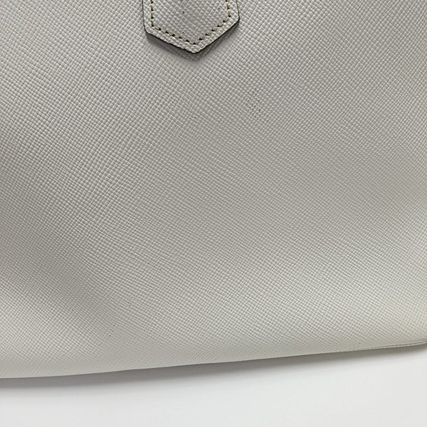 Twin Saffiano Calfskin White