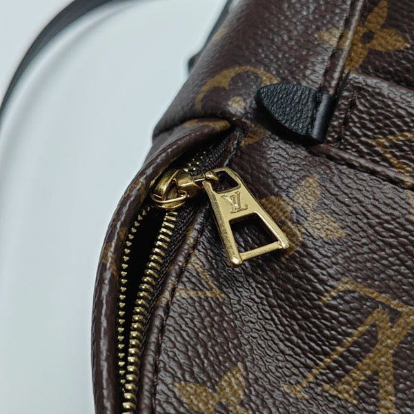 PALM SPRINGS Mini Monogram Coated Canvas Brown