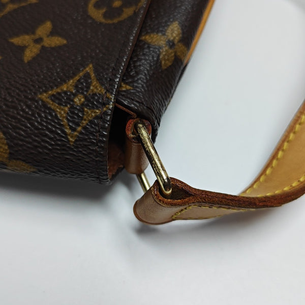 MUSETTE TANGO PM Monogram Coated Canvas Brown