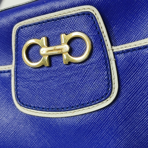 Gancini Calfskin Blue