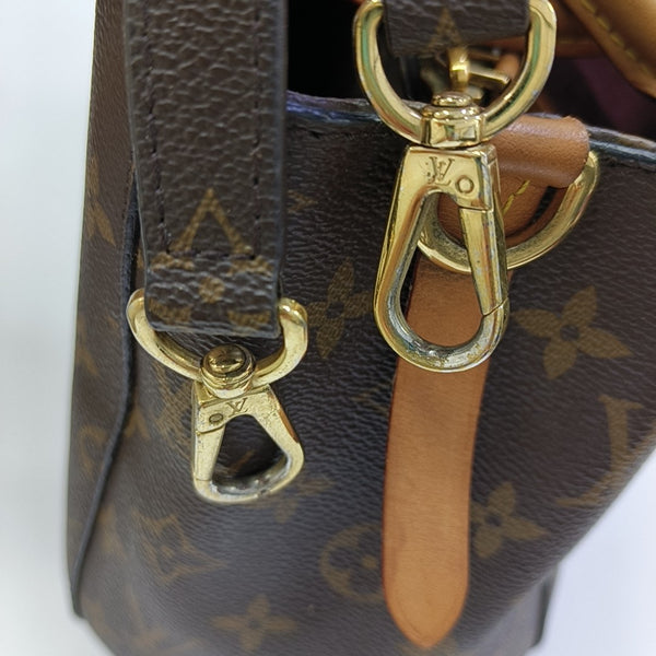 MONTAIGNE Monogram Coated Canvas Brown