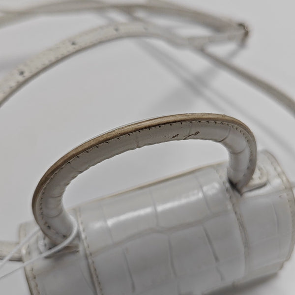 Hourglass Mini Calfskin White