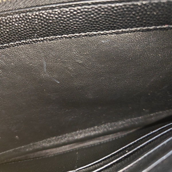 MONOGRAM Medium Chevron Calfskin Black