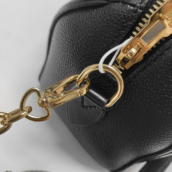 SPEEDY 20 Monogram Calfskin Black