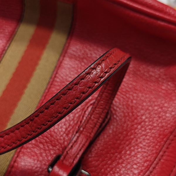Dome Calfskin Red