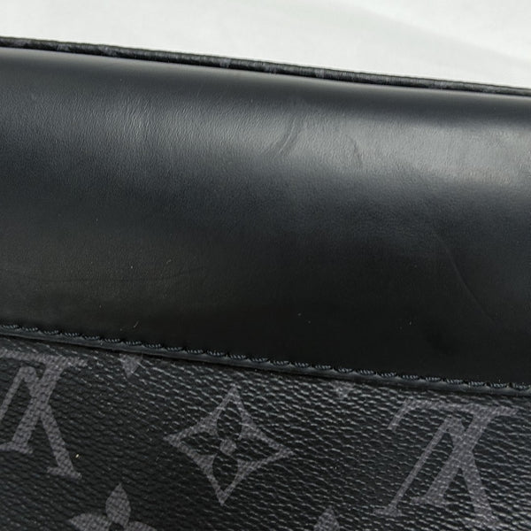 VOYAGER PM Monogram Coated Canvas Black