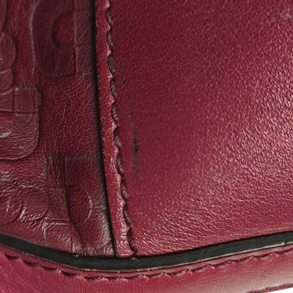 Calfskin Tote Bag Red