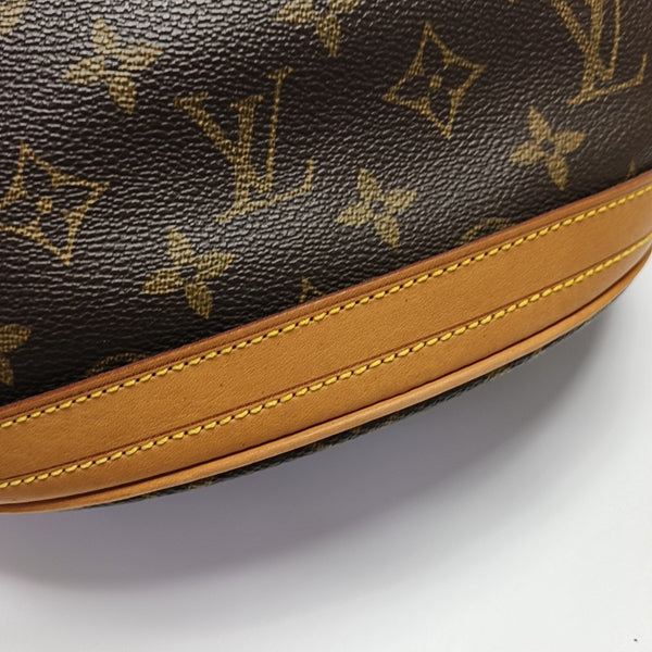 BUCKET PM Monogram Coated Canvas Brown