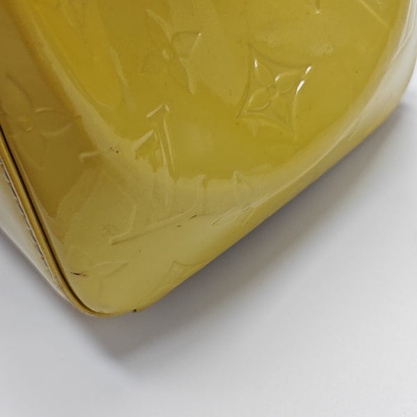 BREA MM Monogram Patent Leather Yellow