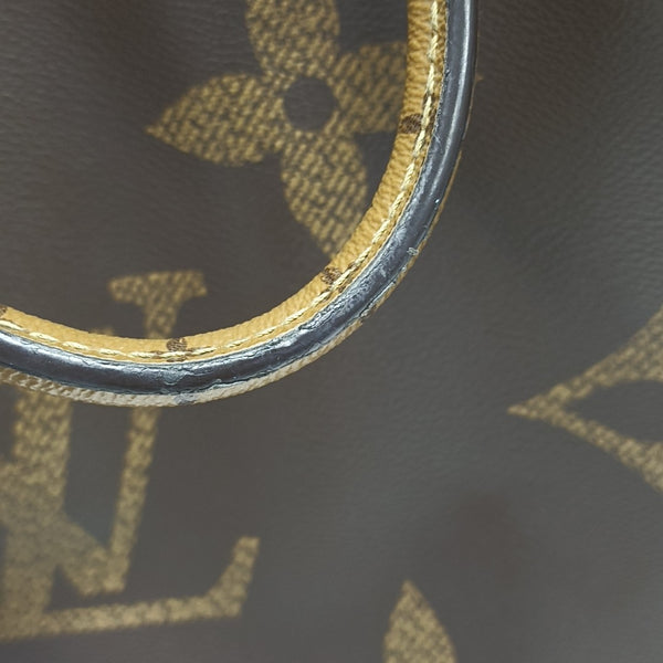 ONTHEGO GM Monogram Coated Canvas Brown