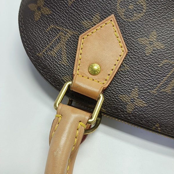 ALMA BB Monogram Coated Canvas Brown